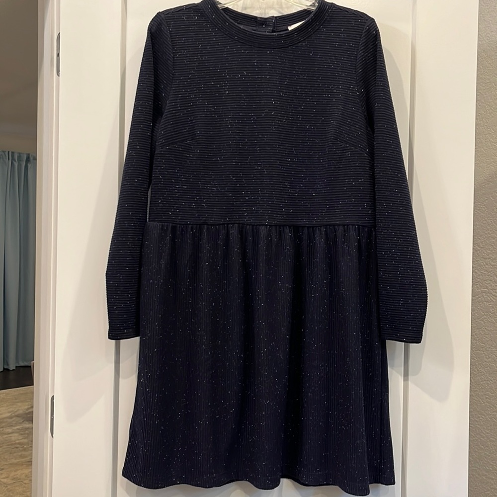 Loft Large Petite navy dress